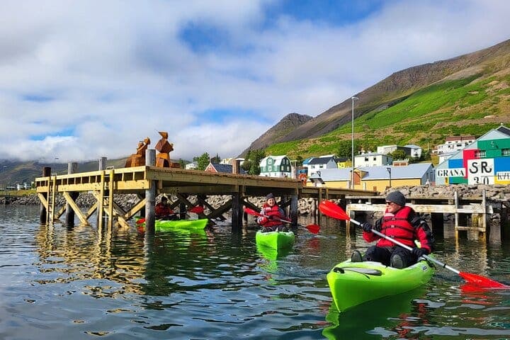 Private: Guided kayak tour in Siglufjörður / Siglufjordur.