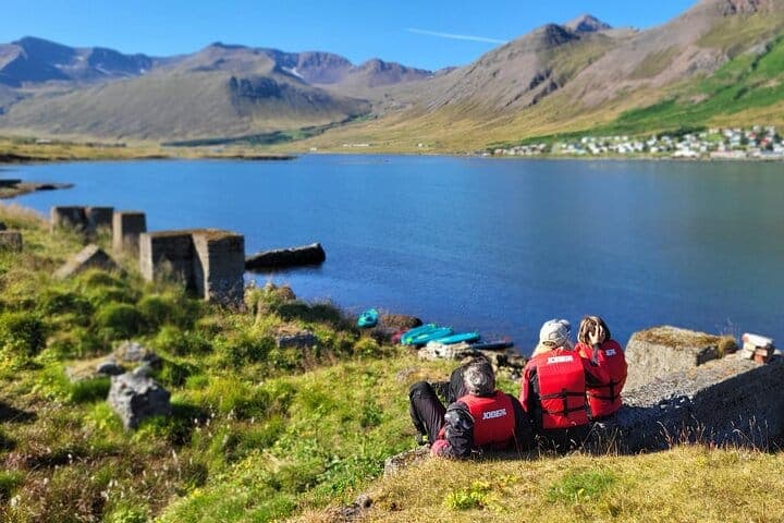 Guided kayak tour in Siglufjörður / Siglufjordur.