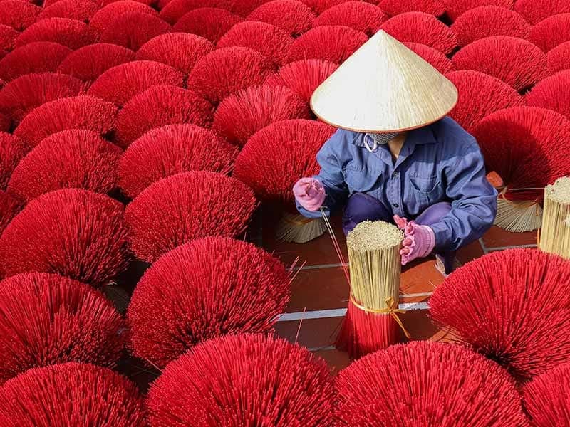 Hanoi Craft Village Colours