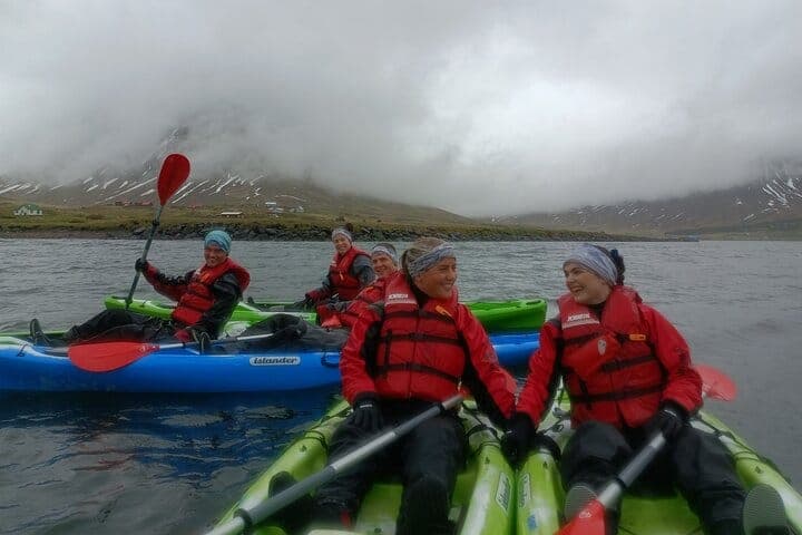 Private: Guided kayak tour in Siglufjörður / Siglufjordur.