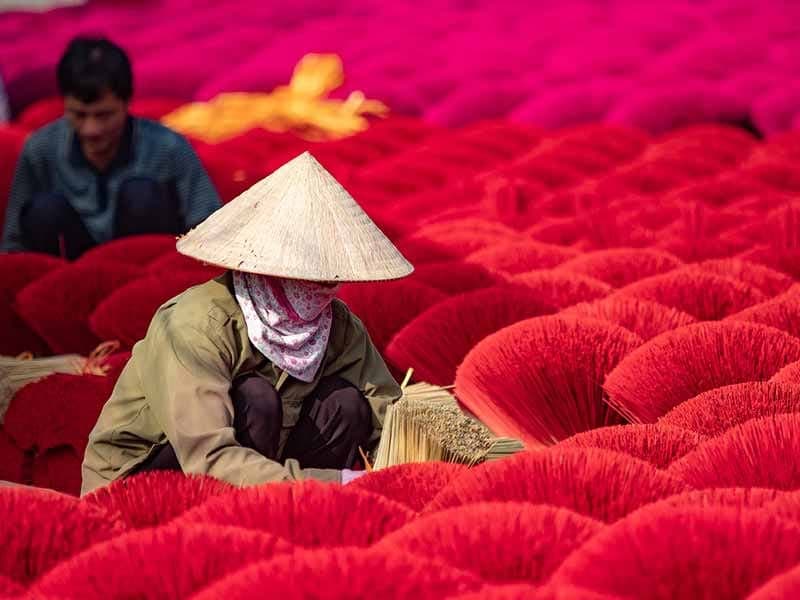 Quang Phu Cau Incense Village