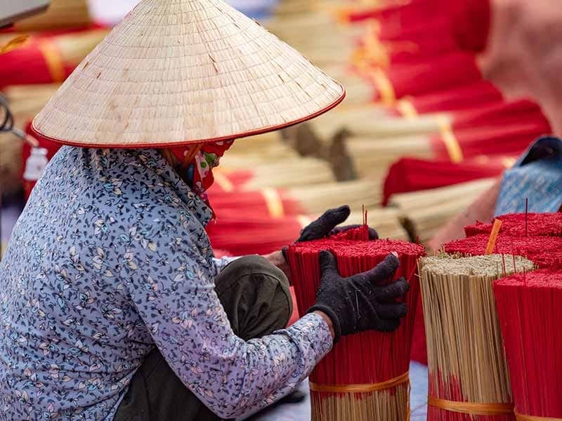 Quang Phu Cau Incense Village