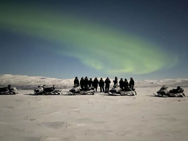 Night Sky Snowmobile Tour | Abisko, Sweden