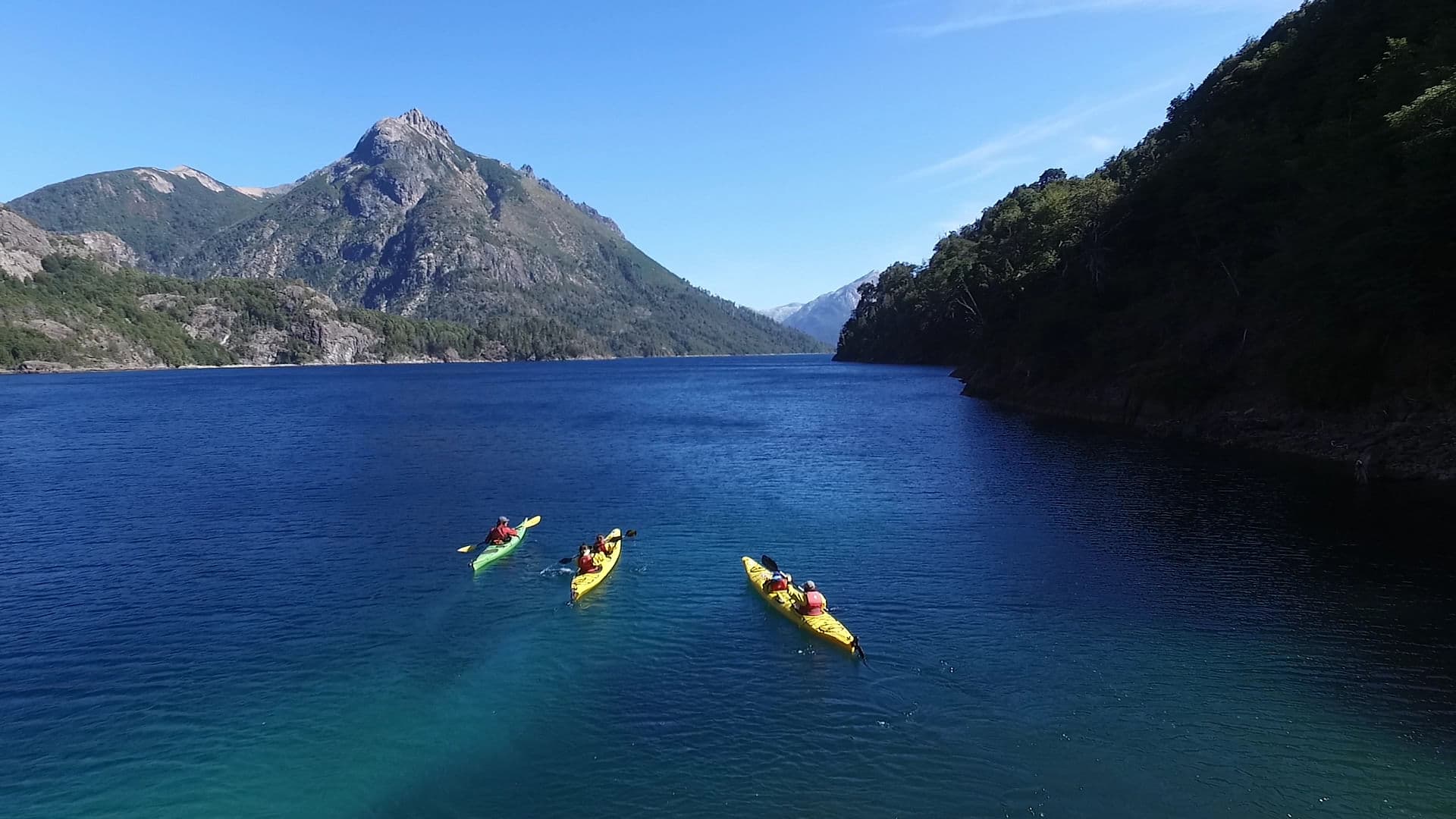 Private full-day kayak tour to Nahuel Huapi Lake | Bariloche