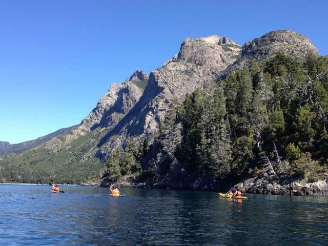 Private full-day kayak tour to Nahuel Huapi Lake | Bariloche