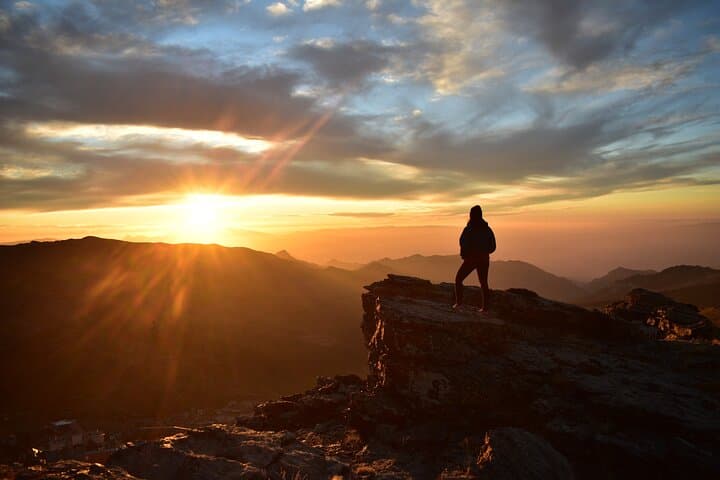 Sunset at 2,500m in Sierra Nevada, Granada