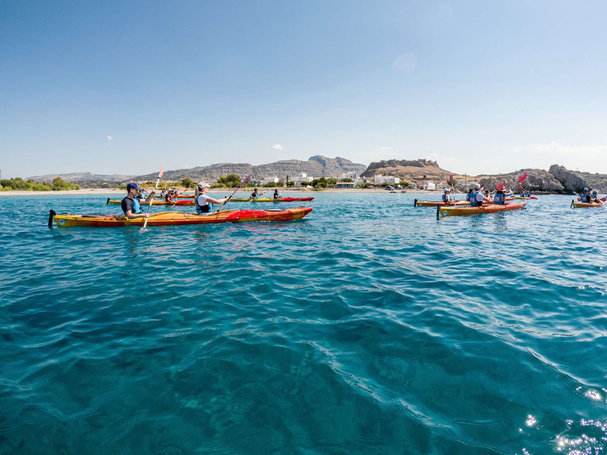 Sea Kayaking Tour - The Red Sand Beach, Greece