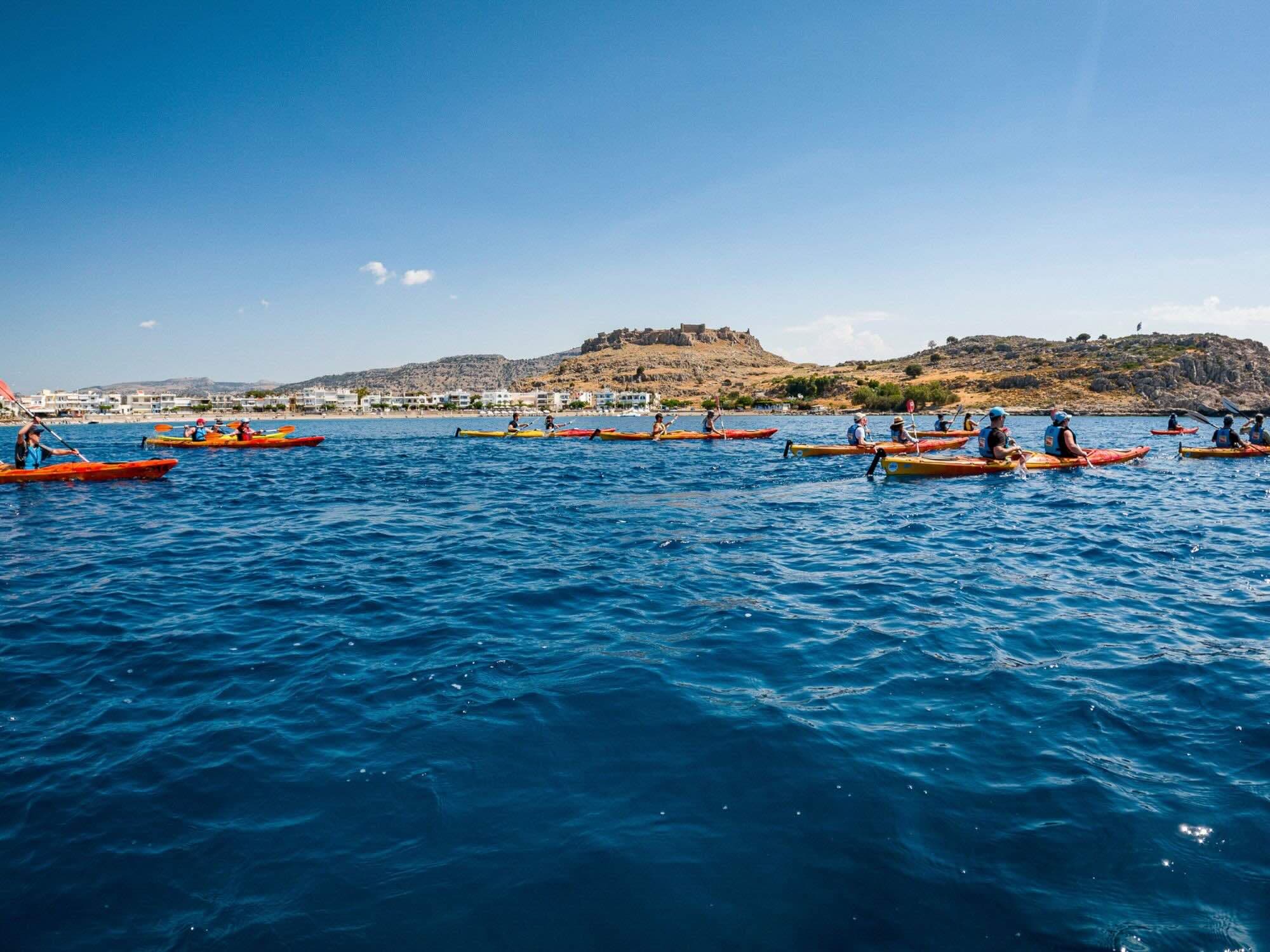 Sea Kayaking Tour - The Red Sand Beach, Greece