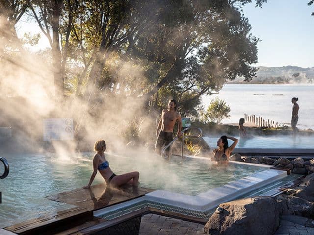 Rotorua Highlights incl. Te Puia & Polynesian Spa Small Group Tour from Auckland