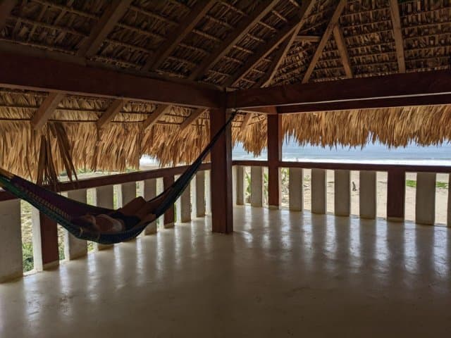 Conservation volunteer along the Oaxaca Coast