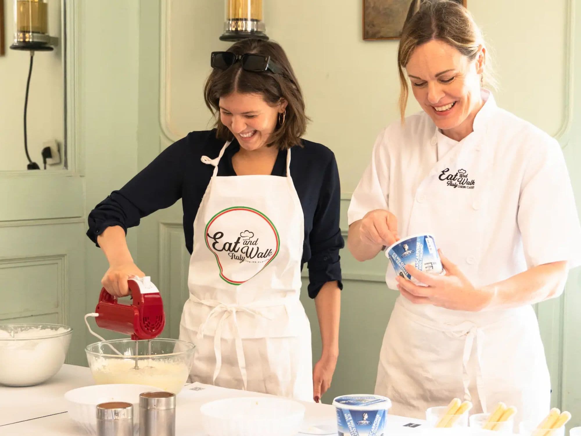 3 in 1 Rome Cooking Class Piazza Navona: Fettuccine Ravioli and Tiramisu