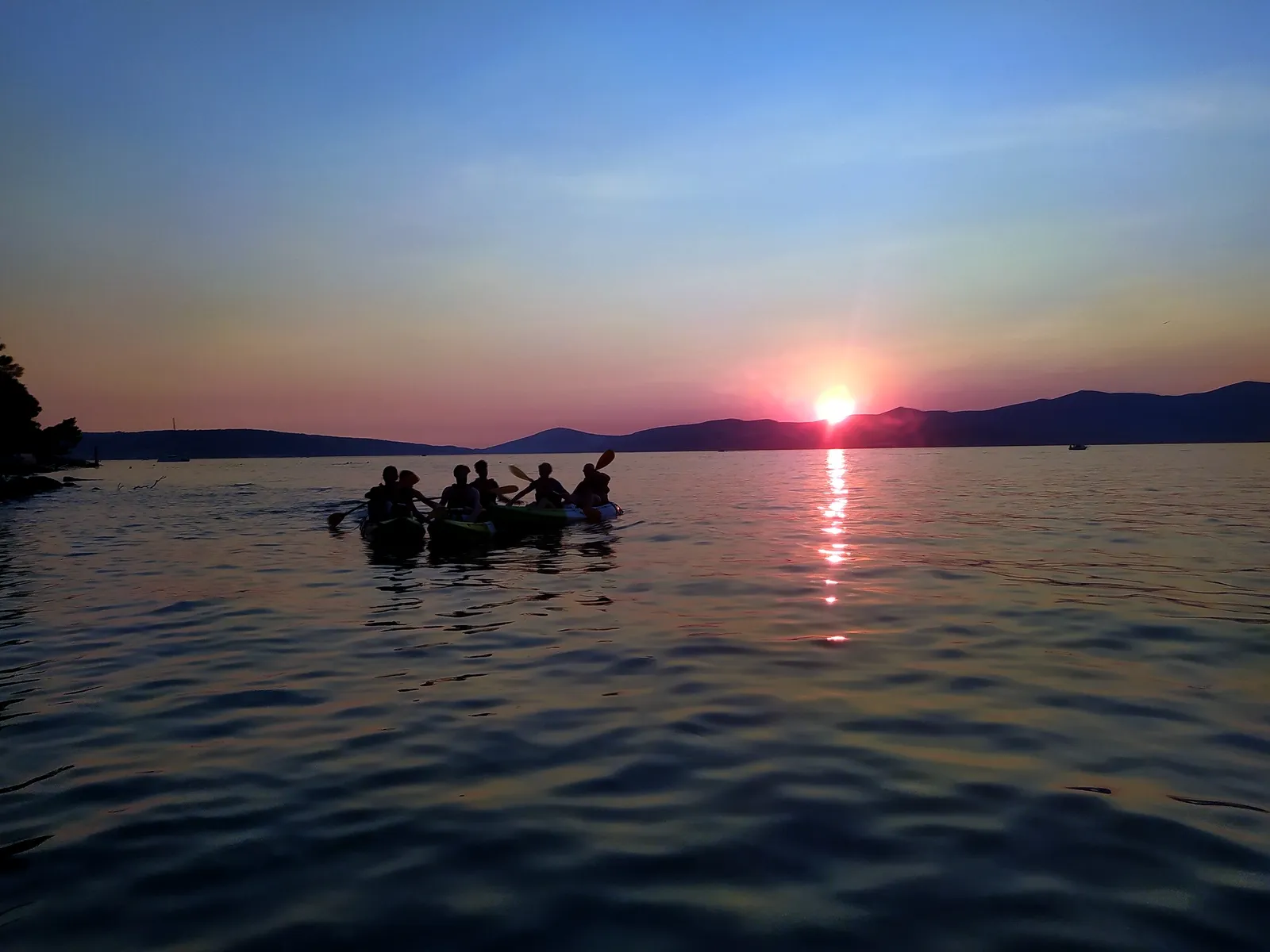 Split Sunset Sea Kayaking Tour with wine
