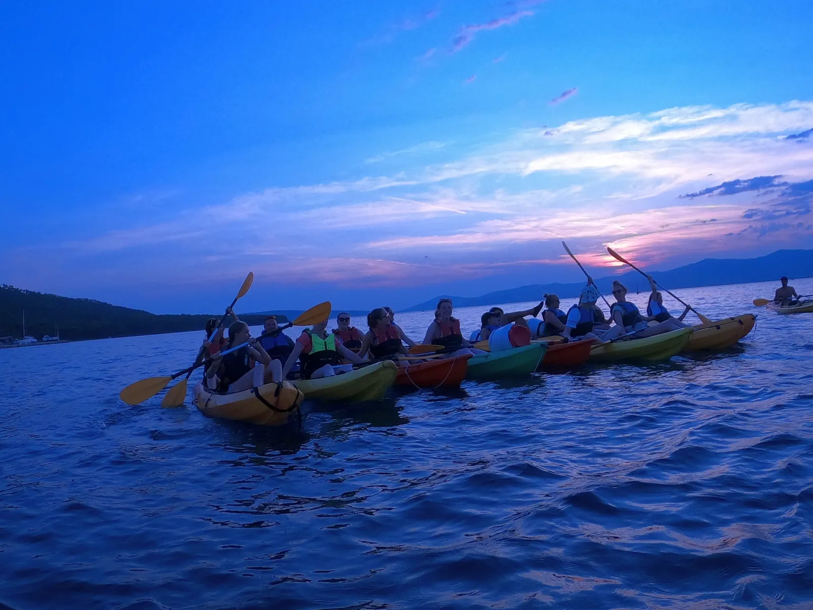 Split Sunset Sea Kayaking Tour with wine