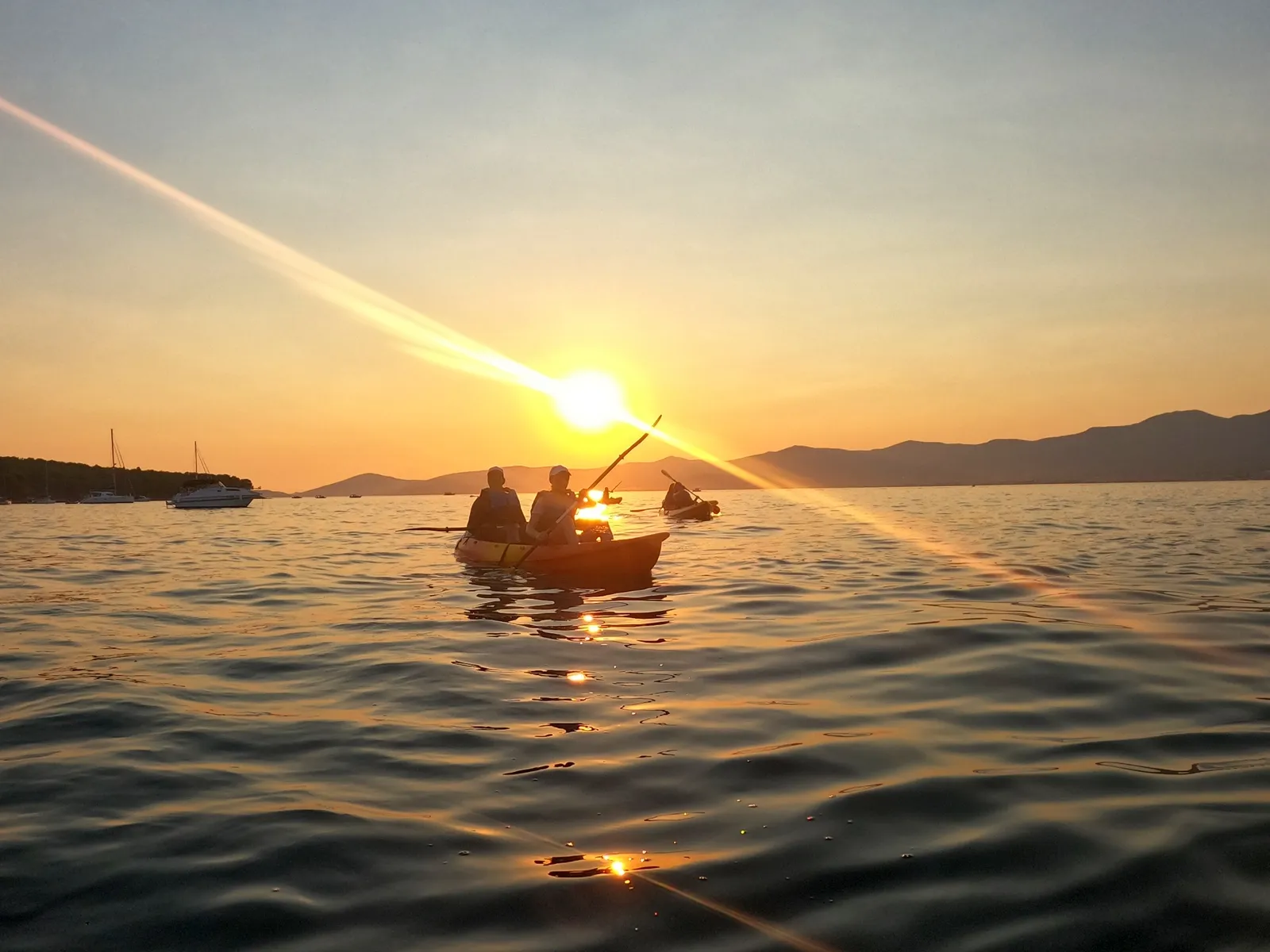 Split Sunset Sea Kayaking Tour with wine