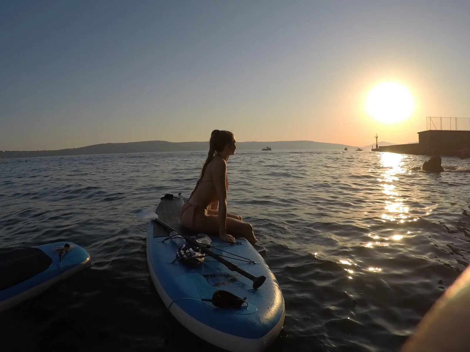 Sunset Stand Up Paddle Tour in Split with wine