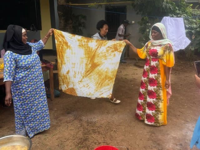 Simba's Footprints Community Center and Batik Fabric Class| Tanzania
