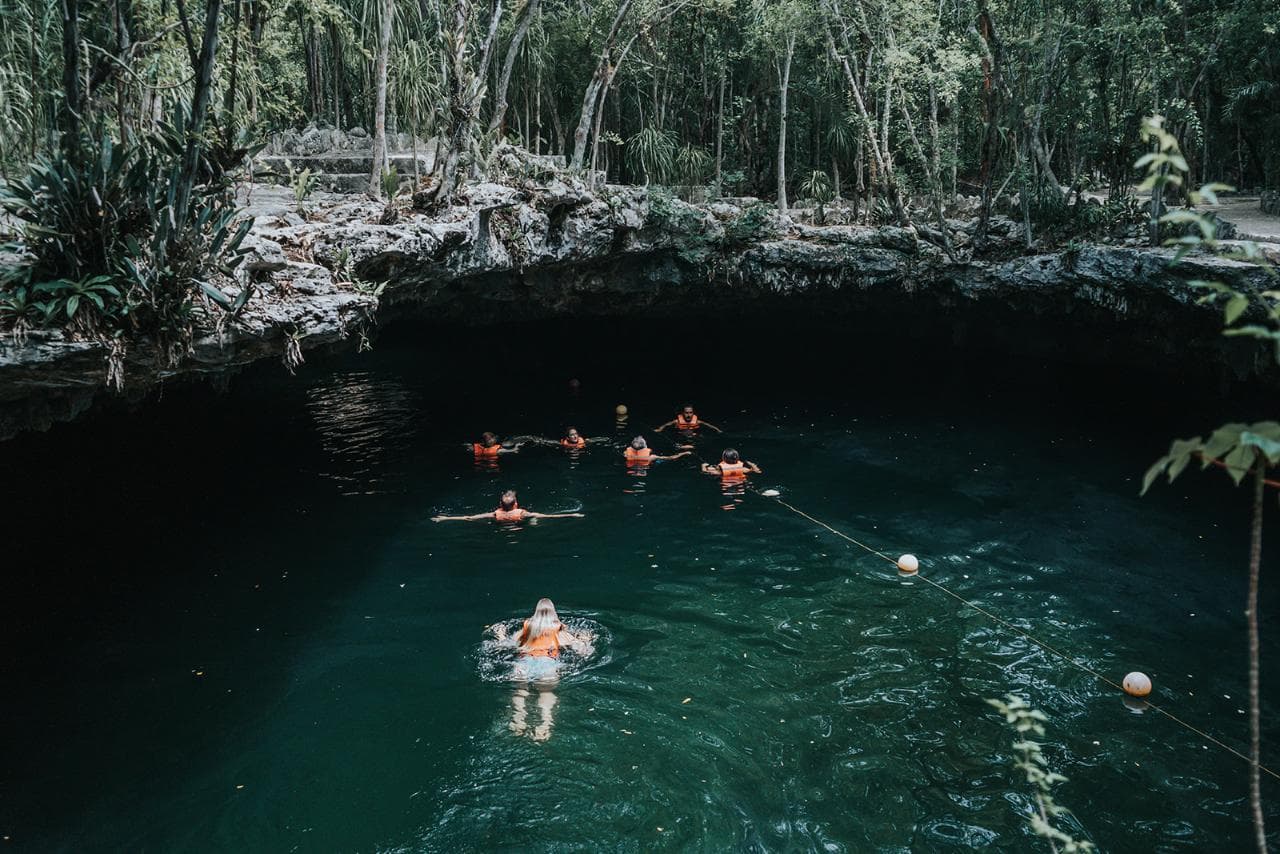 Tulum Cenote Trail Bike Tour - 3 Cenotes, Zip Lines, Canoe & Jungle