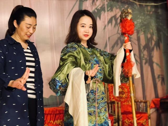 Backstage of Sichuan Opera