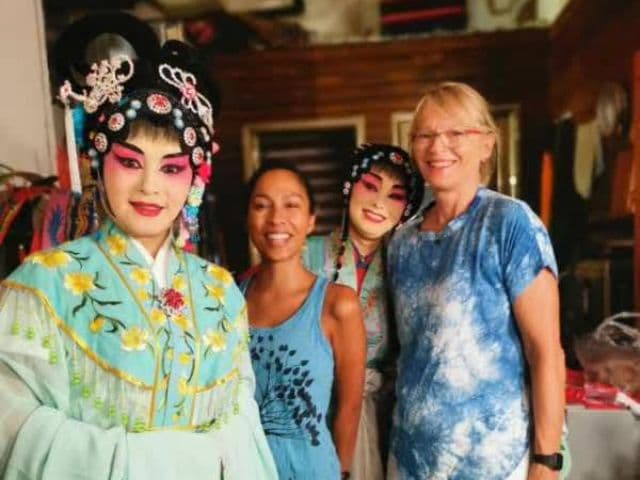 Backstage of Sichuan Opera