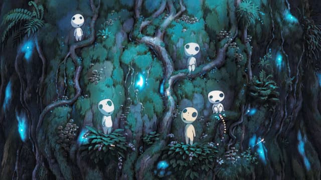 kodamas from princess mononoke