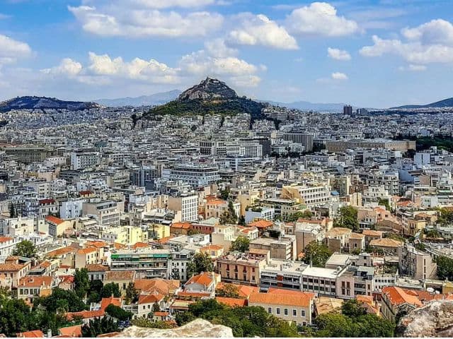 Athens Coffee Walk to Kolonaki and Lycabettus Hilltop