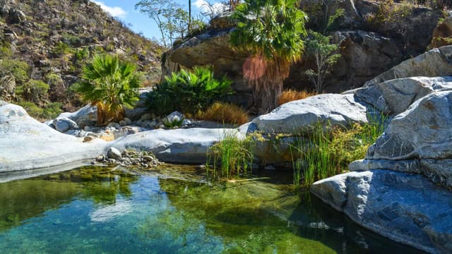 Hiking at the Fox Canyon