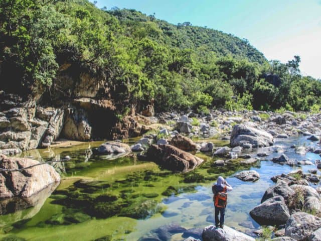 Hiking at the Fox Canyon