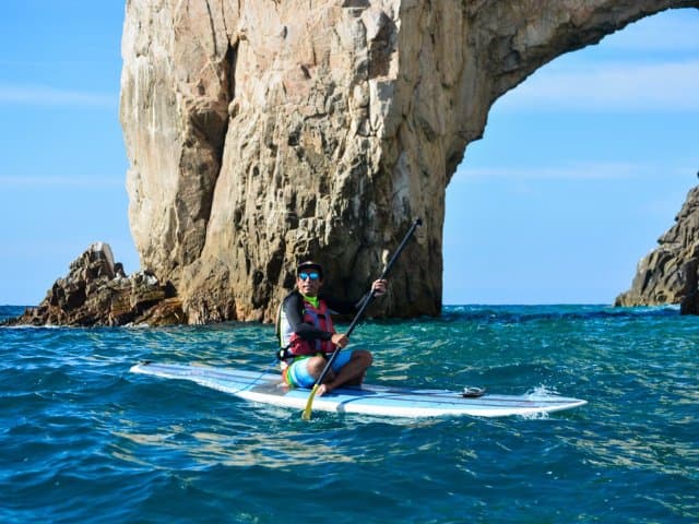 Private Paddle-boarding and snorkelling at the Arch, Cabo San Lucas