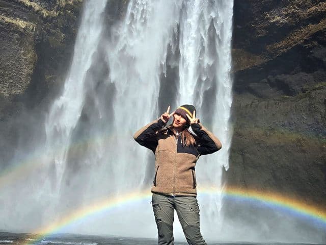 Ice cave & glacier hike with south coast waterfalls