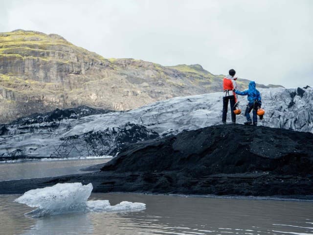 Glacier Hike, South Coast Waterfalls & Black Sand Beach | Iceland