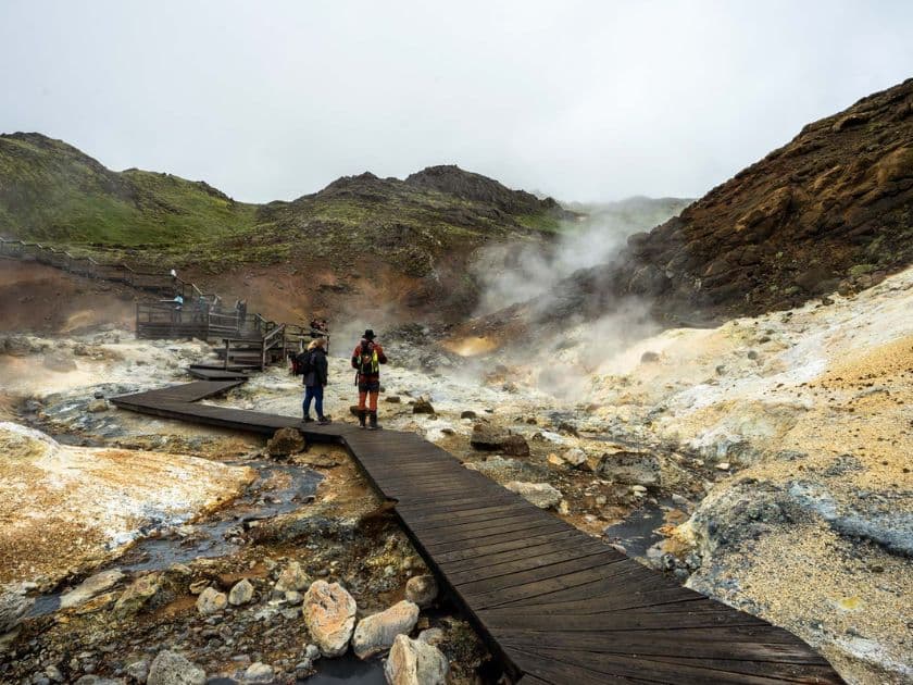 Icelandic Volcano Area Tour - Grindavík Town, Reykjanes Lava Fields and Hot Springs